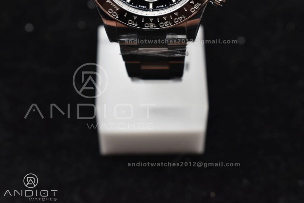 SBF VS Factory 1:1 Rolex Daytona 126500 Black Dial in 904L Steel SL4801 Movement SunProtective 1051