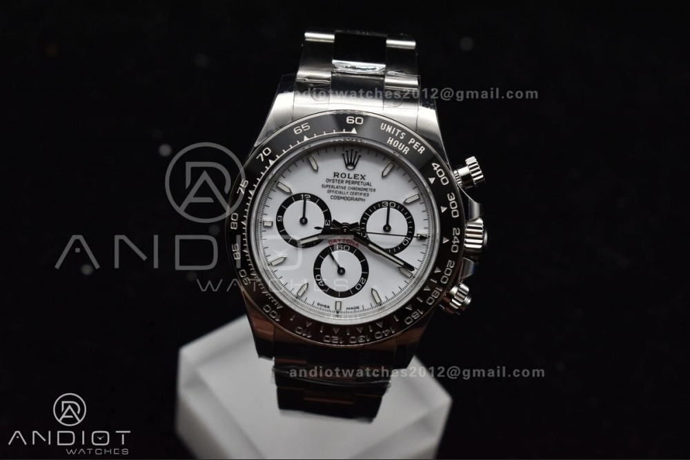 Reliable SBF VS Factory 1:1 Rolex Daytona 126500 White Dial In 904L Steel SL4801 Movement 1054