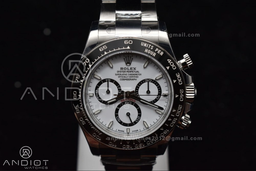 Reliable SBF VS Factory 1:1 Rolex Daytona 126500 White Dial In 904L Steel SL4801 Movement 1054