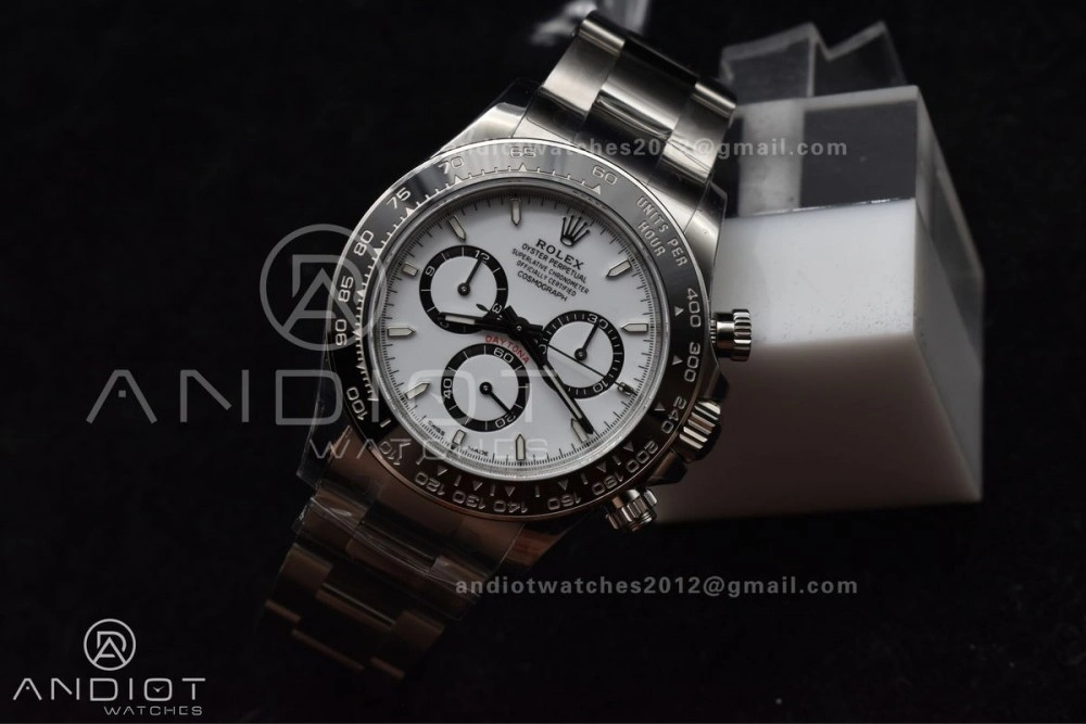 Reliable SBF VS Factory 1:1 Rolex Daytona 126500 White Dial In 904L Steel SL4801 Movement 1054