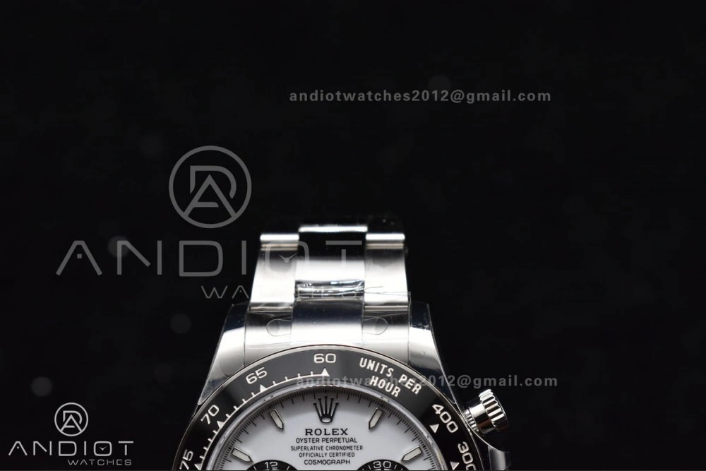 Reliable SBF VS Factory 1:1 Rolex Daytona 126500 White Dial In 904L Steel SL4801 Movement 1054