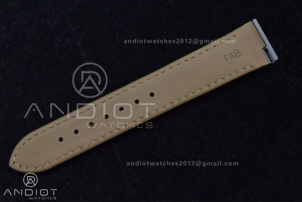Santos Dumont 31.4mm SS AF 1:1 Best Edition Silver Dial on Black Leather Strap A Unique 247