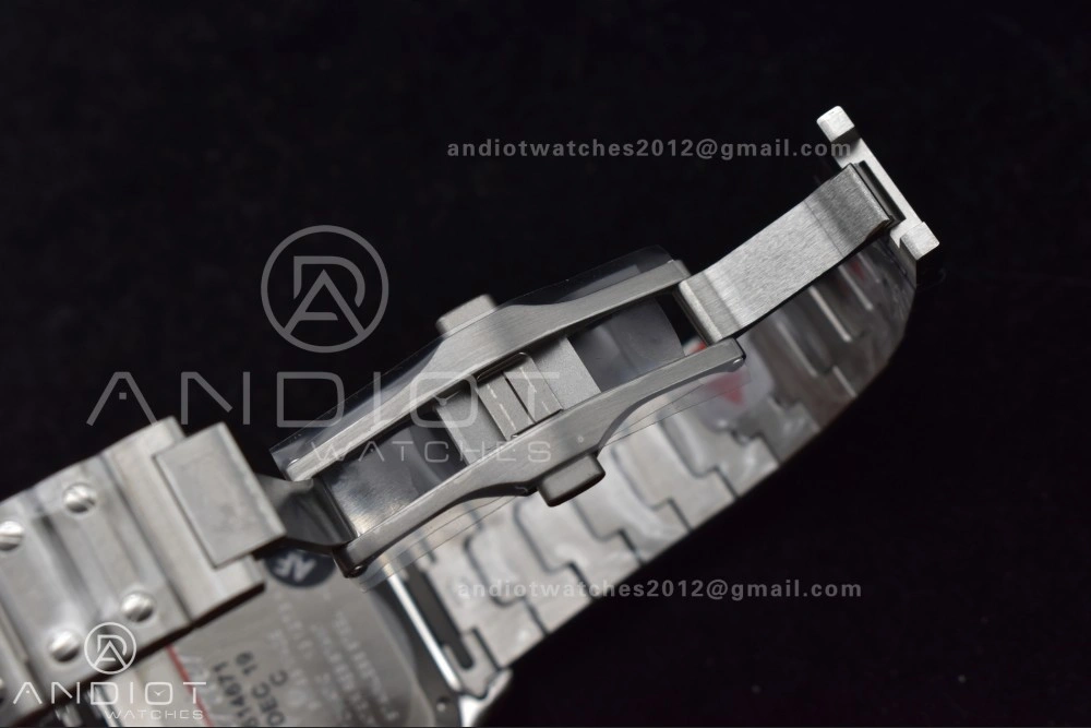 Santos de Cartier 35mm SS AF 1:1 Best Edition Gray Dial on SS Smart Links Bracelet MIYOTA TopPick 225