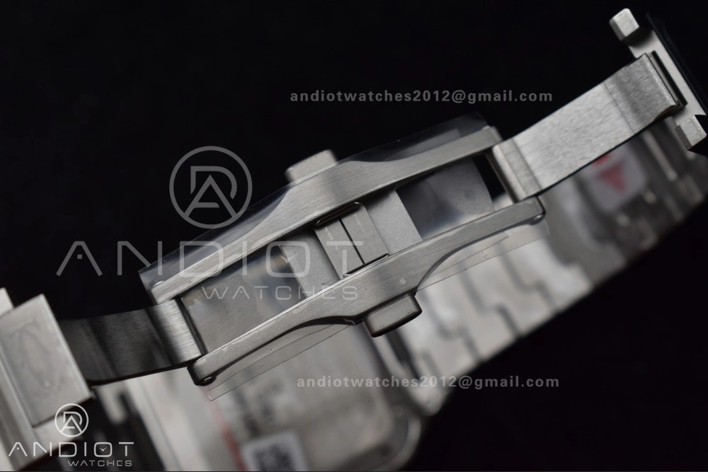 Santos de Cartier 35mm SS AF 1:1 Best Edition Gray Dial on SS Smart Links Bracelet MIYOTA TopPick 225