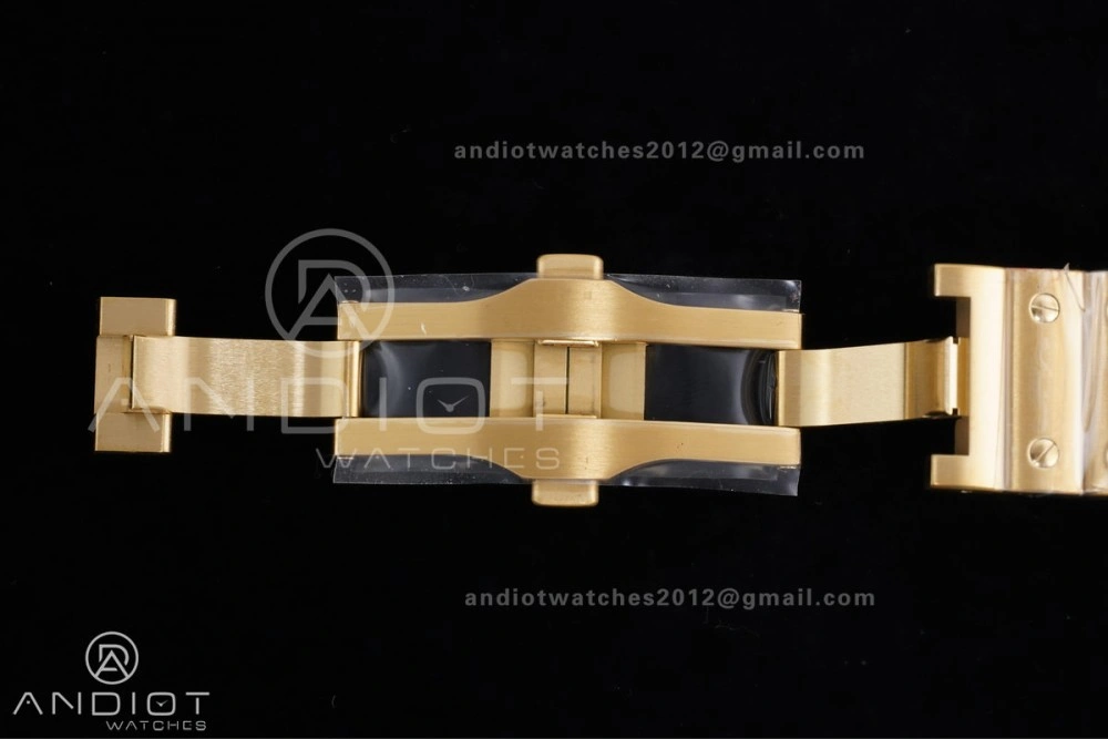 Santos de Cartier 40mm BVF 1:1 Best Edition YG White Dial on YG Smart-Links Bracelet MIYOTA Stretchable 215