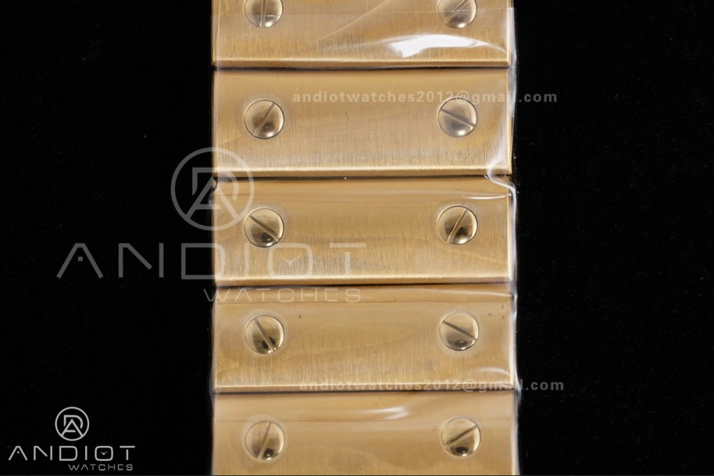 Santos de Cartier 40mm BVF 1:1 Best Edition YG White Dial on YG Smart-Links Bracelet MIYOTA Stretchable 215