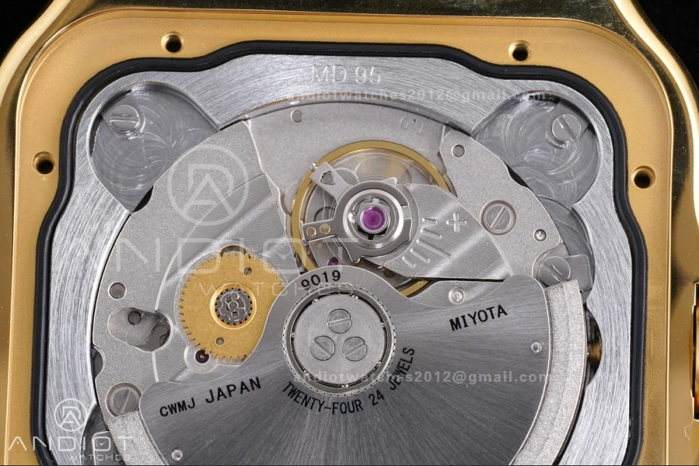 Santos de Cartier 40mm BVF 1:1 Best Edition YG White Dial on YG Smart-Links Bracelet MIYOTA Stretchable 215
