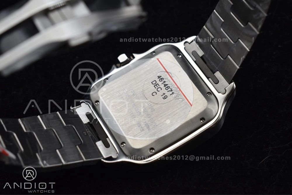 Santos de Cartier 40mm SS BVF 1:1 Best Edition Blue Dial on SS SmartLinks Bracelet MIYOTA 9015 V TechFriendly 240