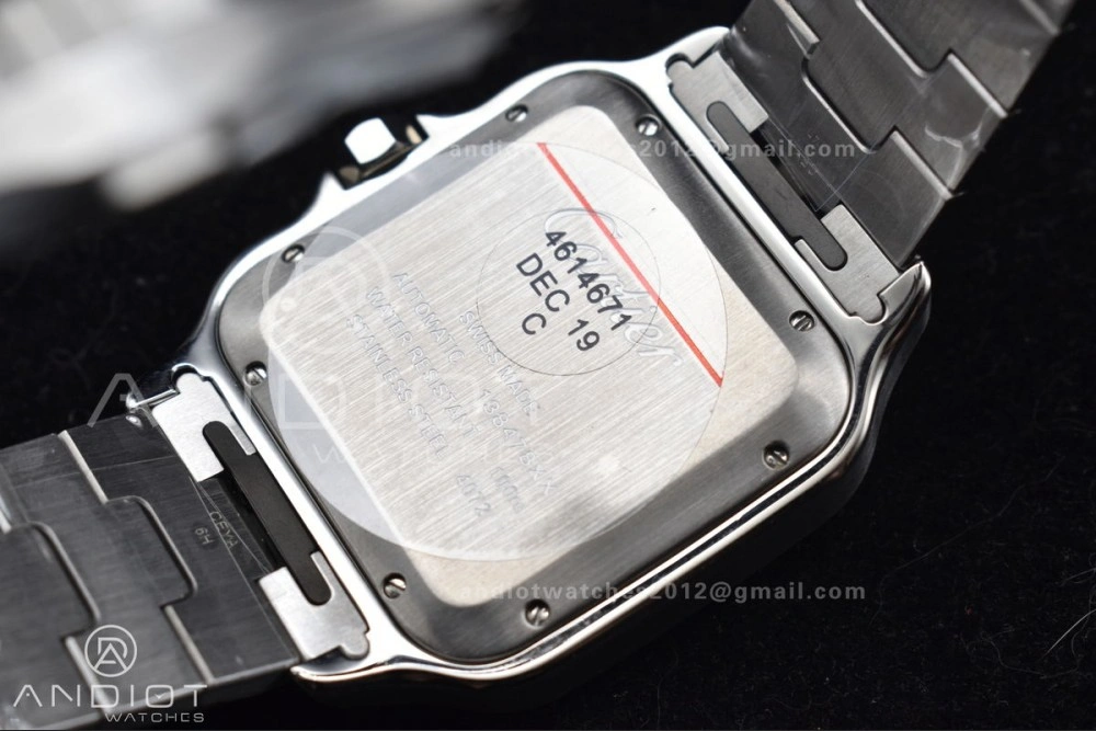 Santos de Cartier 40mm SS BVF 1:1 Best Edition Blue Dial on SS SmartLinks Bracelet MIYOTA 9015 V TechFriendly 240