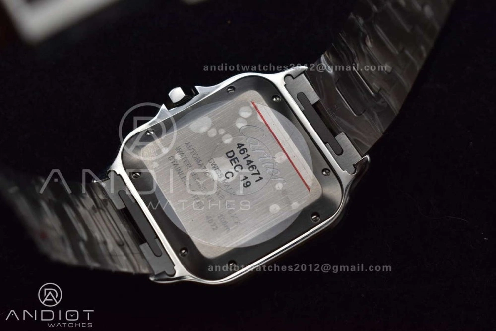 Santos de Cartier 40mm SS YG BVF 1:1 Best Edition Gray Dial on SS YG SmartLinks Bracelet MIYOTA SmoothTexture 245