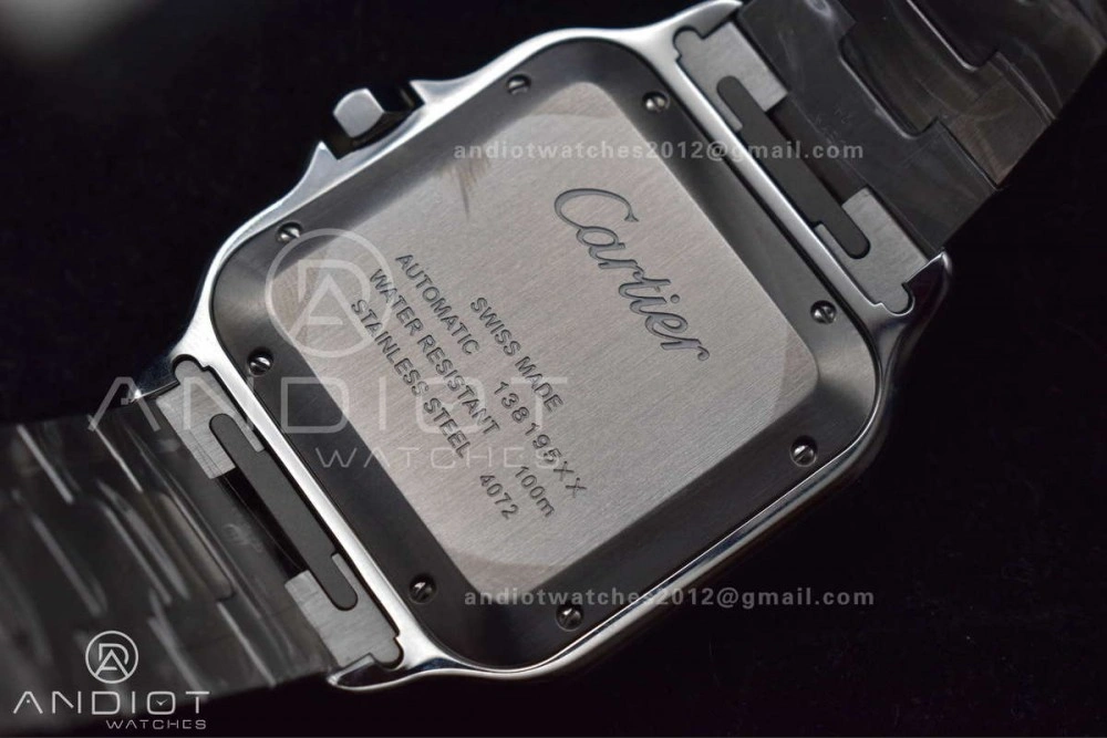 Santos de Cartier 40mm SS YG BVF 1:1 Best Edition Gray Dial on SS YG SmartLinks Bracelet MIYOTA SmoothTexture 245