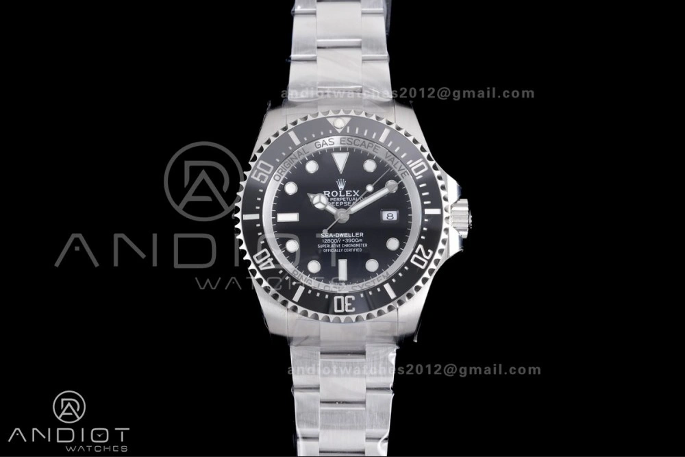 Chic Sea-Dweller 126660 Black Ceramic C+F 1:1 Best Edition 904L SS Case and Bracelet VR 1058