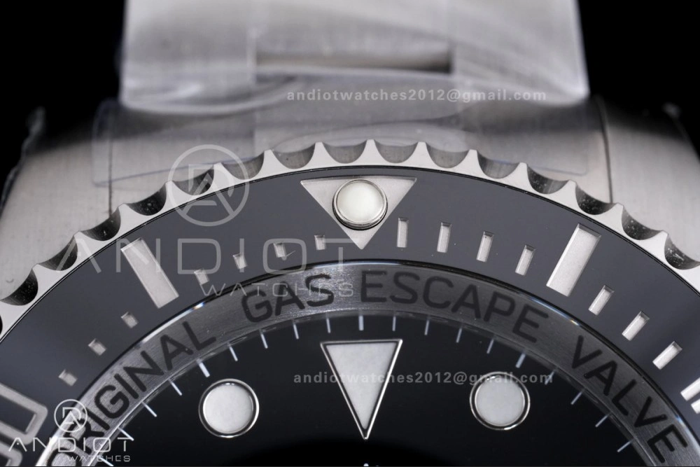 Chic Sea-Dweller 126660 Black Ceramic C+F 1:1 Best Edition 904L SS Case and Bracelet VR 1058