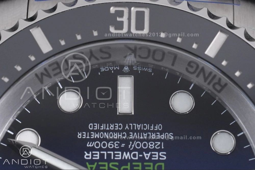 Sea-Dweller 126660 Deep Sea Blue C+F 1:1 Cameron Best Edition 904L SS Case and Bracelet VR SoftTouch 1056