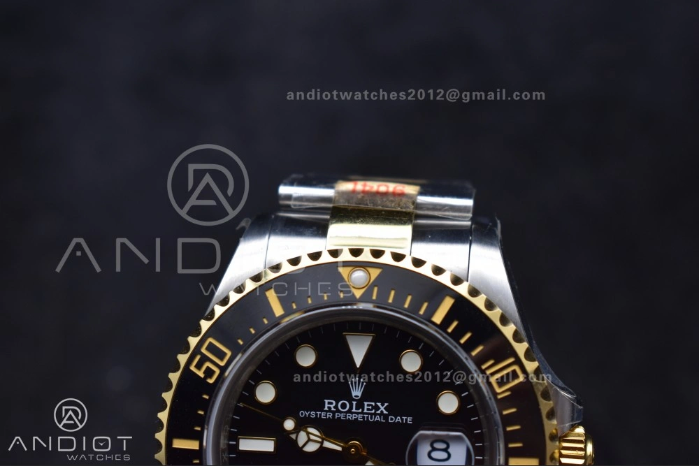 Unisex Sea-Dweller Two Tone SS YG 126603 GMF Best Edition Black Dial on SS YG Bracelet A2824 V 1061