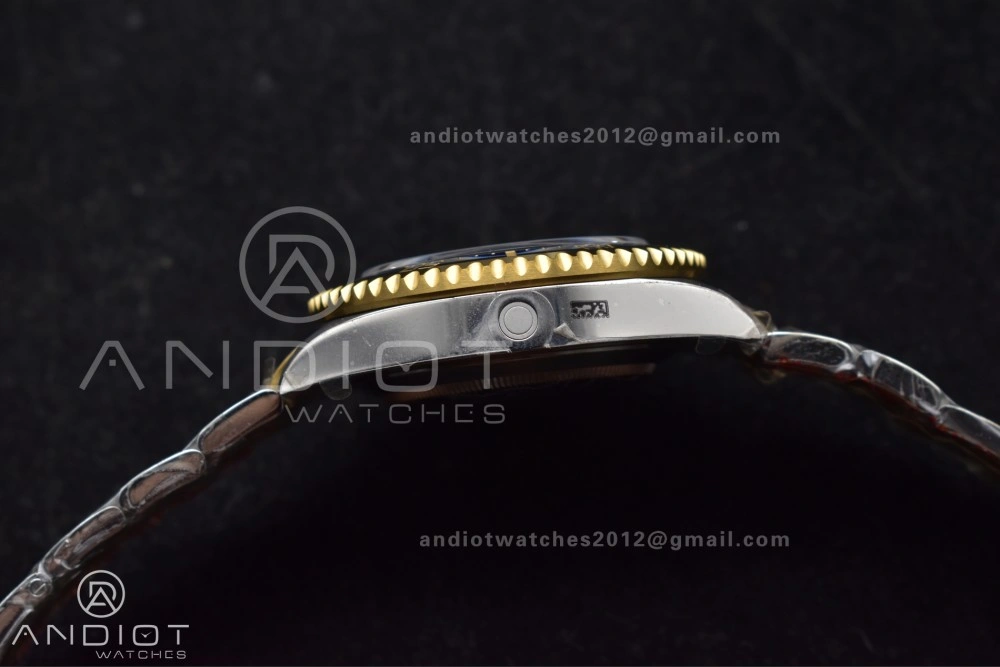 Unisex Sea-Dweller Two Tone SS YG 126603 GMF Best Edition Black Dial on SS YG Bracelet A2824 V 1061