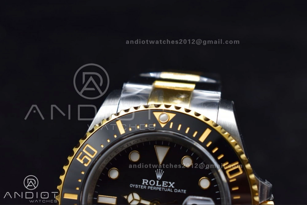 Sea-Dweller Two Tone SS YG 126603 VSF Best Edition Black Dial on SS YG Bracelet VS Affordable 1073