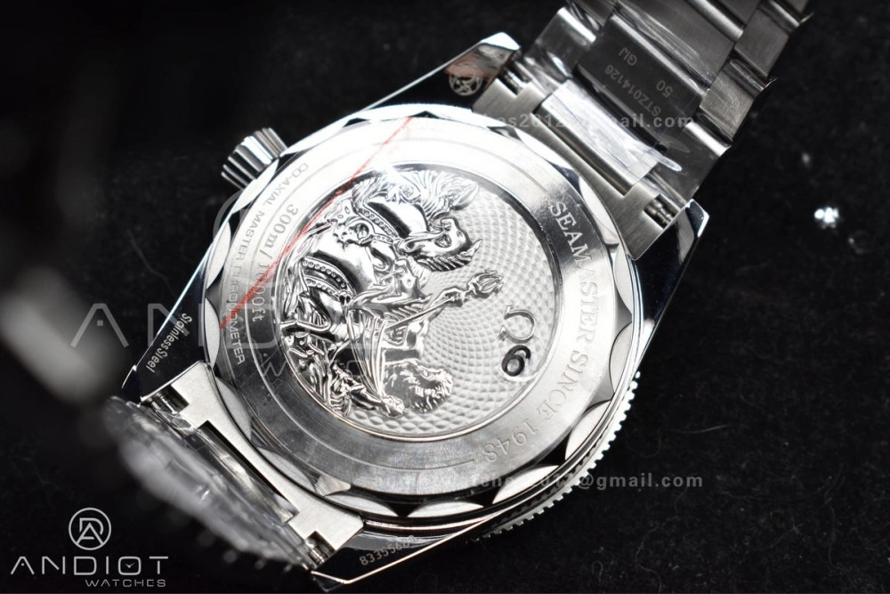 QuickDry Seamaster 300 Heritage VSF 1:1 Best Edition Black Dial on SS Bracelet A8912 Super Clone 1060