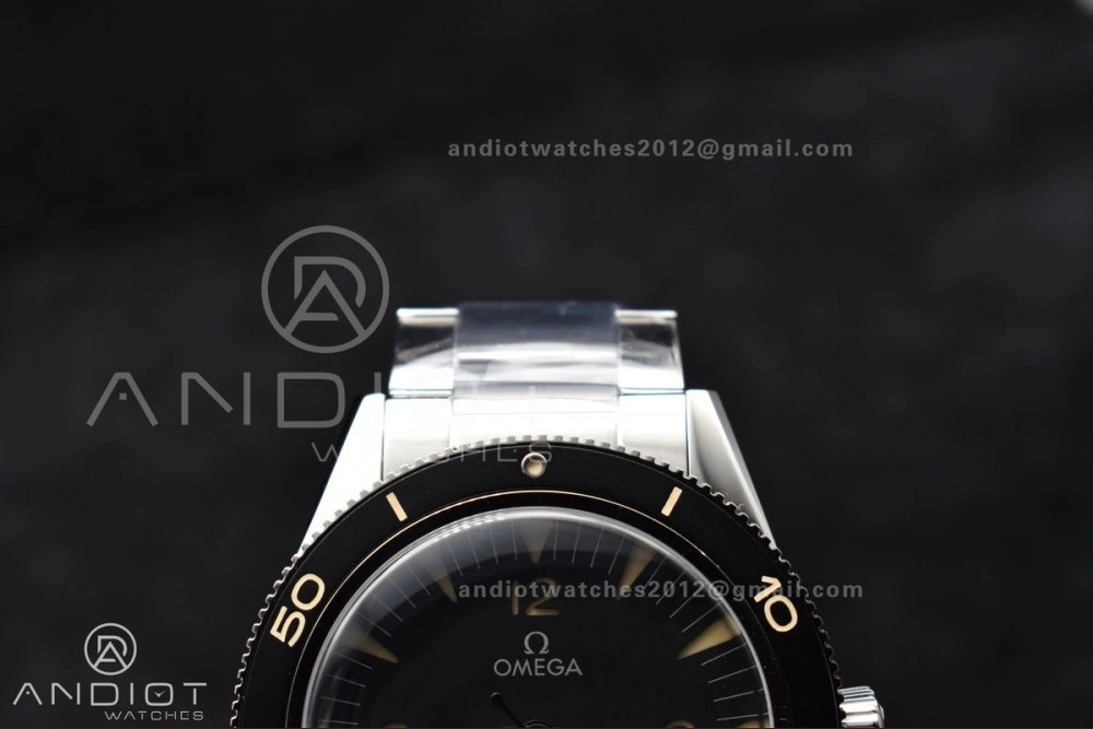 QuickDry Seamaster 300 Heritage VSF 1:1 Best Edition Black Dial on SS Bracelet A8912 Super Clone 1060
