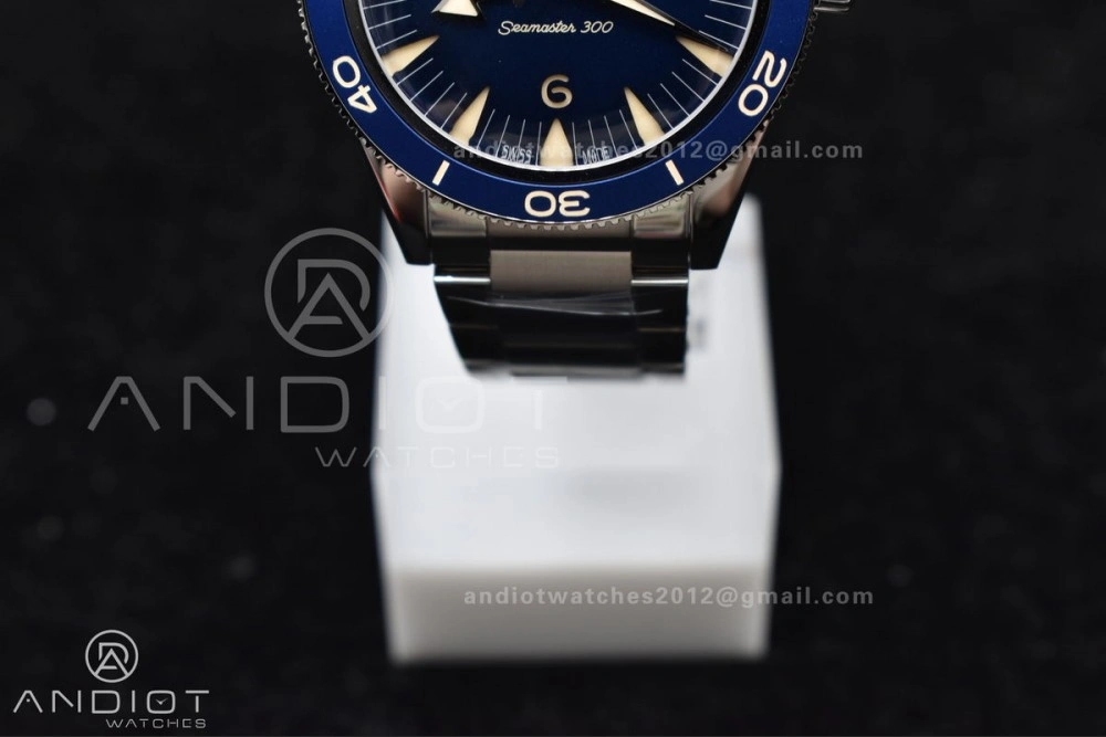 Seamaster 300 Heritage VSF 1:1 Best Edition Blue Dial On SS Bracelet A8912 Super Clone QuickDry 56