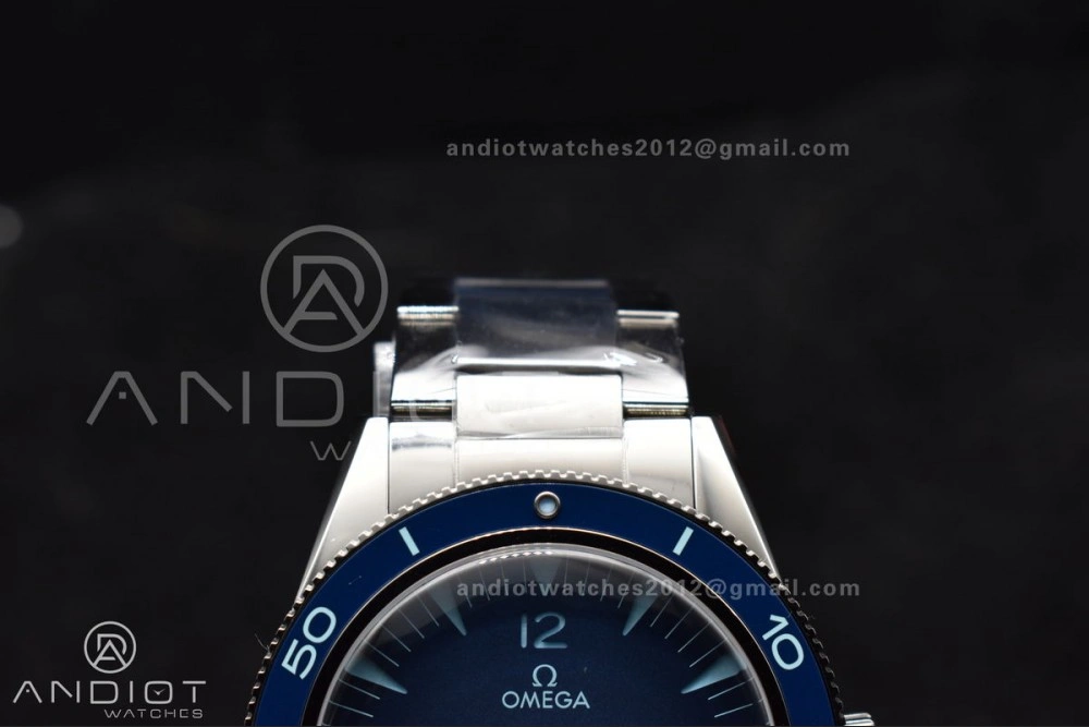 Practical Seamaster 300 Heritage VSF 1:1 Best Edition Blue Dial on SS Bracelet A8912 Super Clone 51