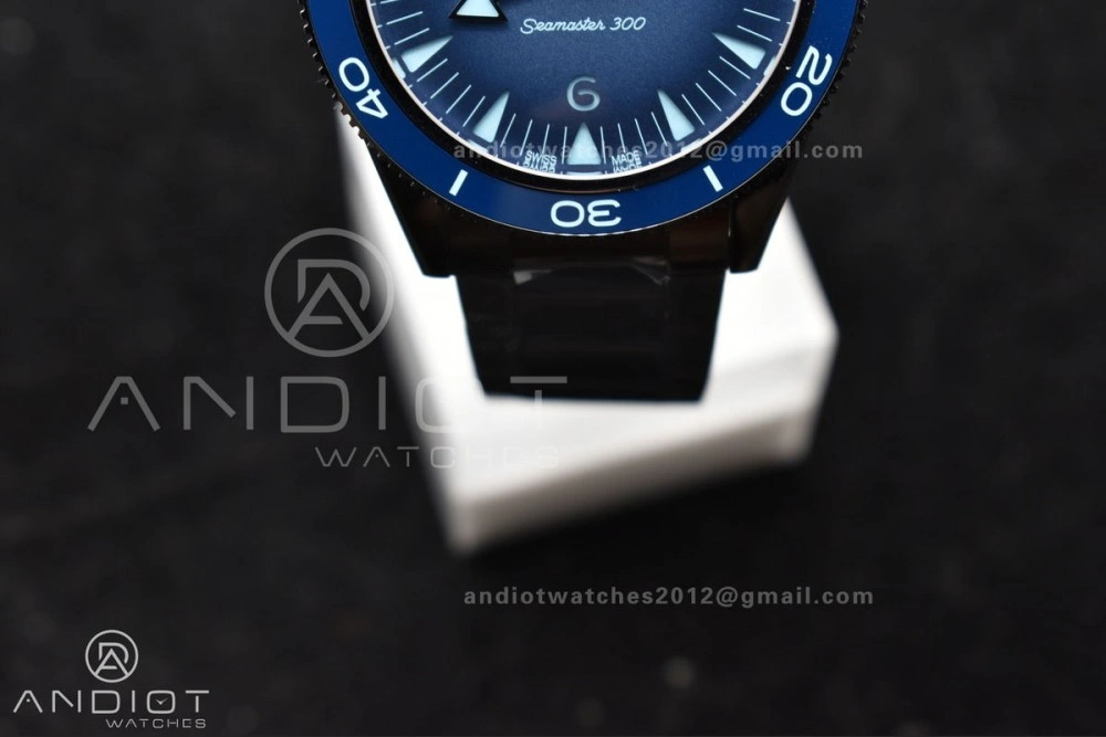 Practical Seamaster 300 Heritage VSF 1:1 Best Edition Blue Dial on SS Bracelet A8912 Super Clone 51