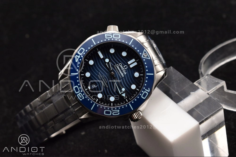 Seamaster 300 VSF 1:1 Best Edition Summer Blue Dial on SS Bracelet A Soft 53