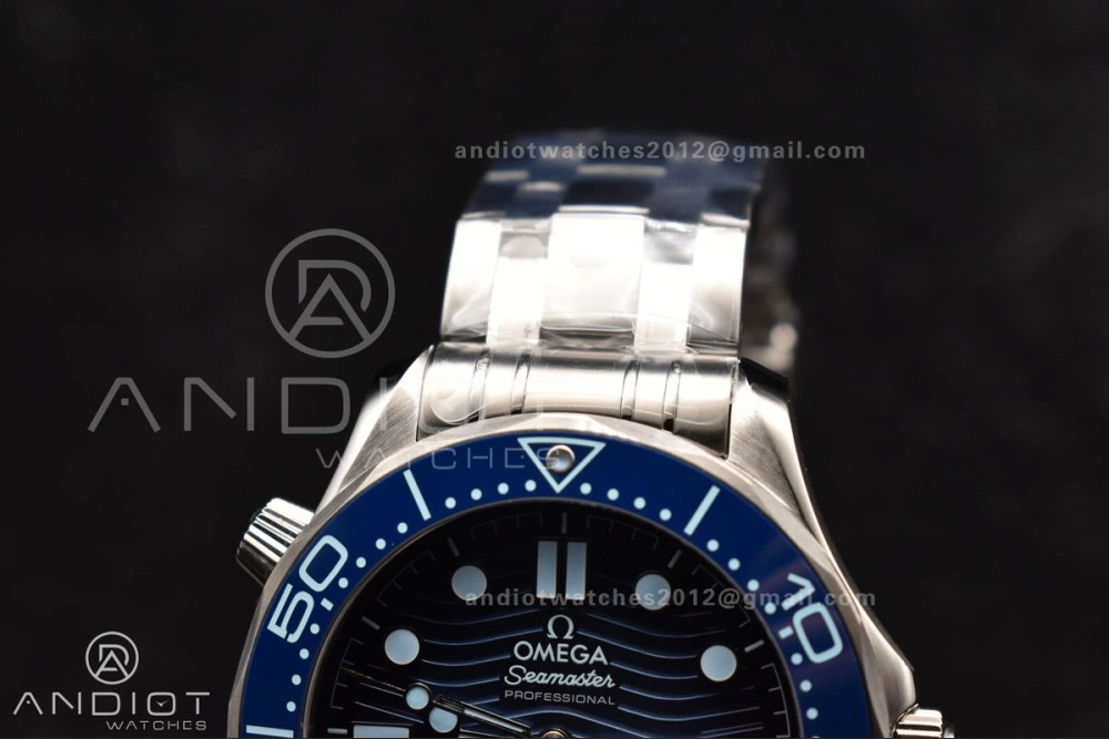 Seamaster 300 VSF 1:1 Best Edition Summer Blue Dial on SS Bracelet A Soft 53