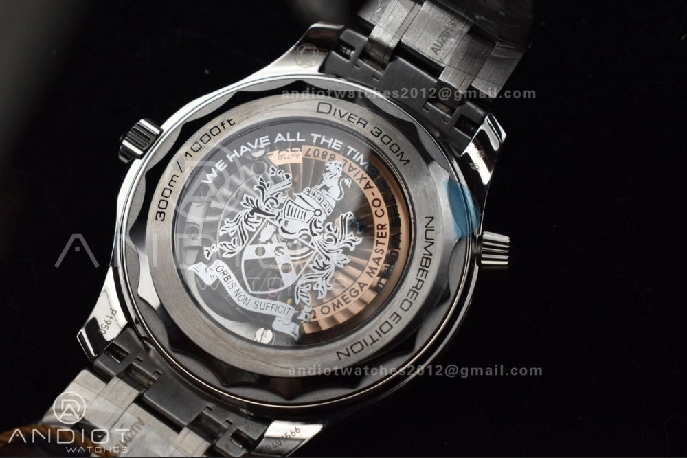 Flexible Seamaster 300M 007 Platinum VSF 1:1 Best Edition Gray Dial on SS Bracelet A 55