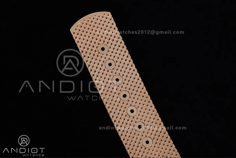Seamaster 300M Diver Rose Gold VSF 1:1 Best Edition Black Dial on Mesh Bracelet A NewStyle 65