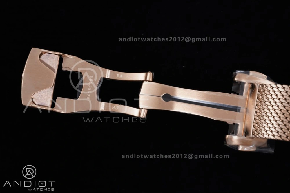Seamaster 300M Diver Rose Gold VSF 1:1 Best Edition Black Dial on Mesh Bracelet A NewStyle 65