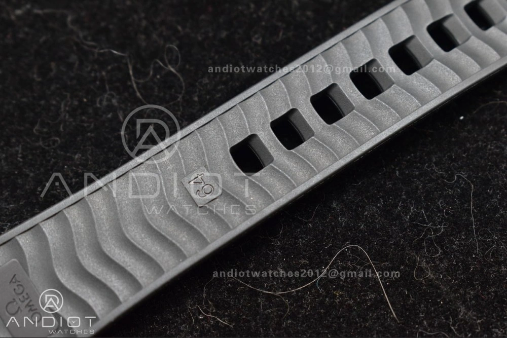 QuickDry Seamaster 300m 43.5mm Black Ceramic VSF 1:1 Best Edition Black Dial on Black Rubber Strap A 1066