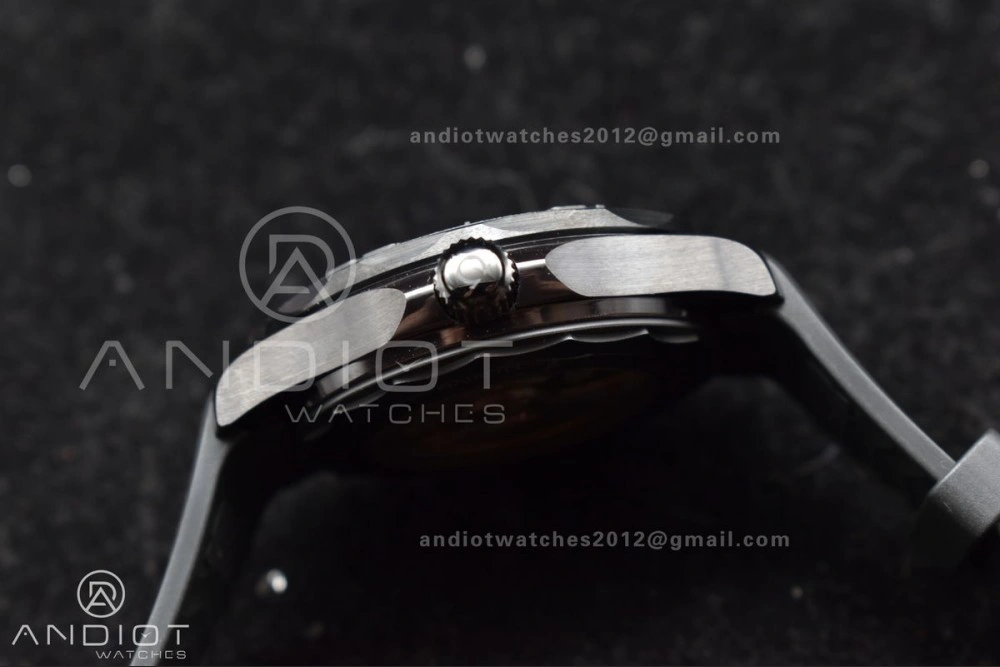 QuickDry Seamaster 300m 43.5mm Black Ceramic VSF 1:1 Best Edition Black Dial on Black Rubber Strap A 1066