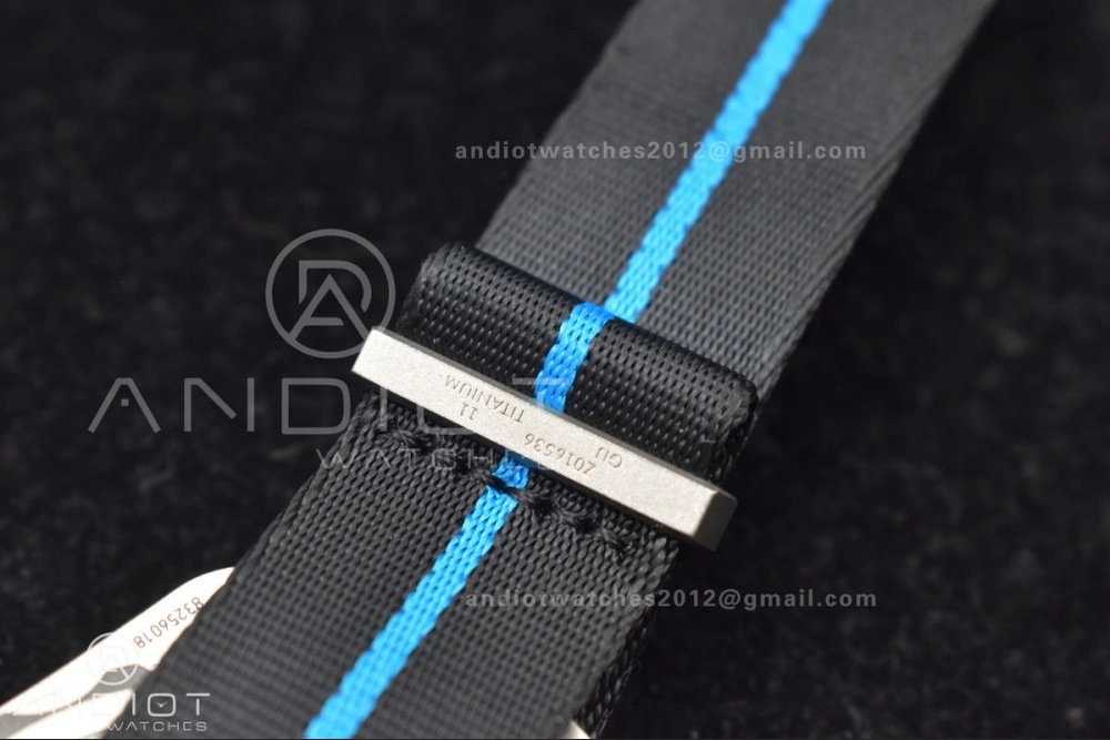 Seamaster 6000M Ultra Deep SS SBF 1:1 Best Edition Black Dial on Black Nylon Strap A8912 Super Clone Resilient 7