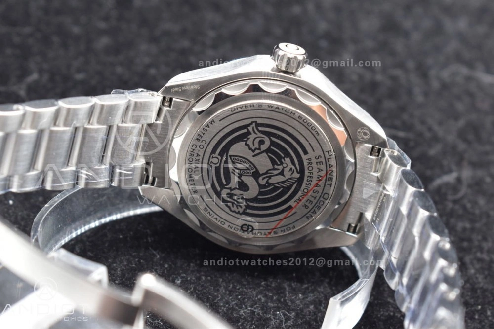 Seamaster 6000M Ultra Deep SS SBF 1:1 Best Edition Deep Blue Dial on SS Bracelet A8912 Super Clone WellDesigned 20