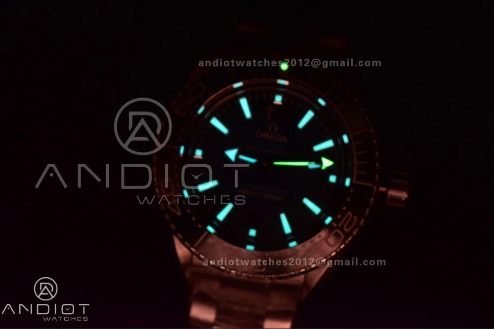 Seamaster 6000M Ultra Deep SS SBF 1:1 Best Edition Deep Blue Dial on SS Bracelet A8912 Super Clone WellDesigned 20