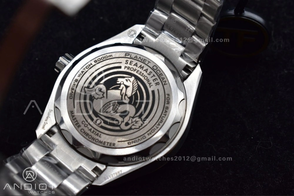 Seamaster 6000M Ultra Deep SS TF 1:1 Best Edition Gray Dial Orange Ceramic Bezel on SS Bracelet A Neat 67
