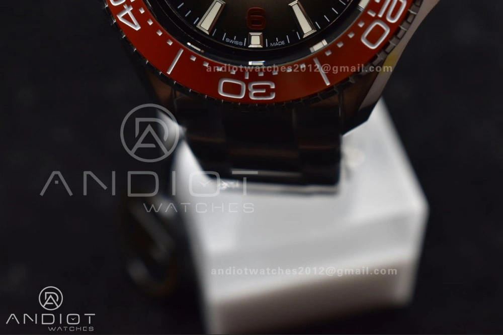 Seamaster 6000M Ultra Deep SS TF 1:1 Best Edition Gray Dial Orange Ceramic Bezel on SS Bracelet A Neat 67