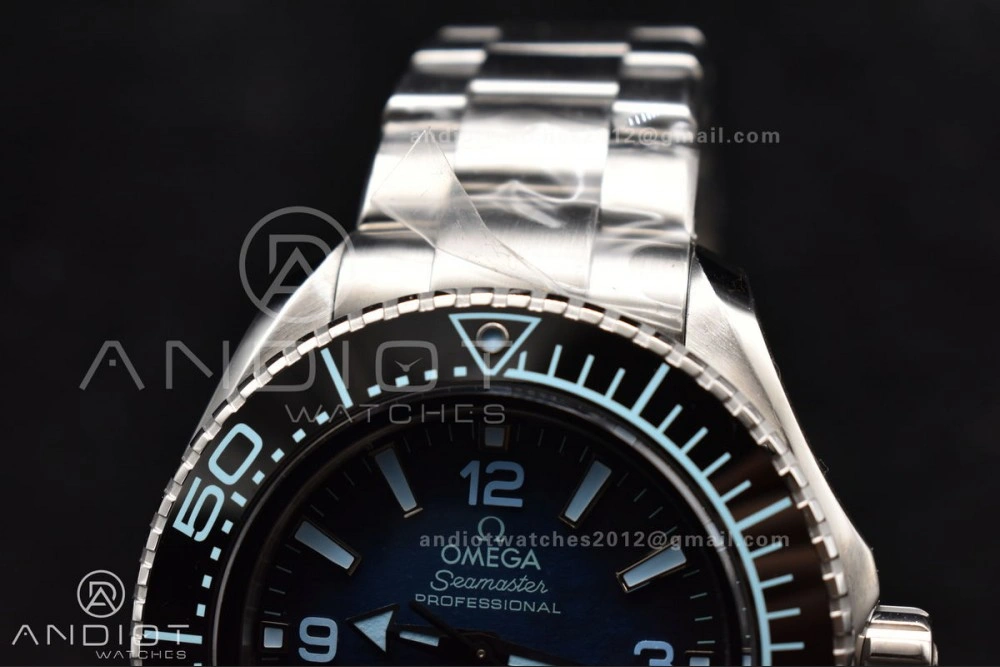 TimelessDesign Seamaster 6000M Ultra Deep SS VSF 1:1 Best Edition Summer Blue Dial on SS Bracelet A8912 Super Clone 77