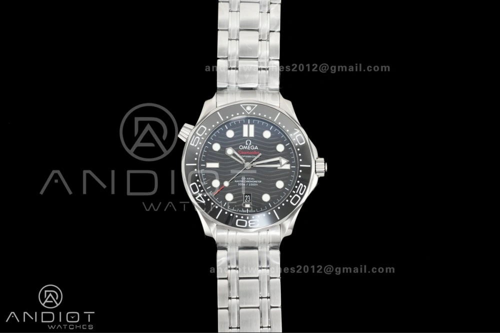 Sustainable Seamaster Diver 300M Black Ceramic Bezel V4 VSF 1:1 Best Edition Black Dial On SS Bracelet Super Clone Asian 87