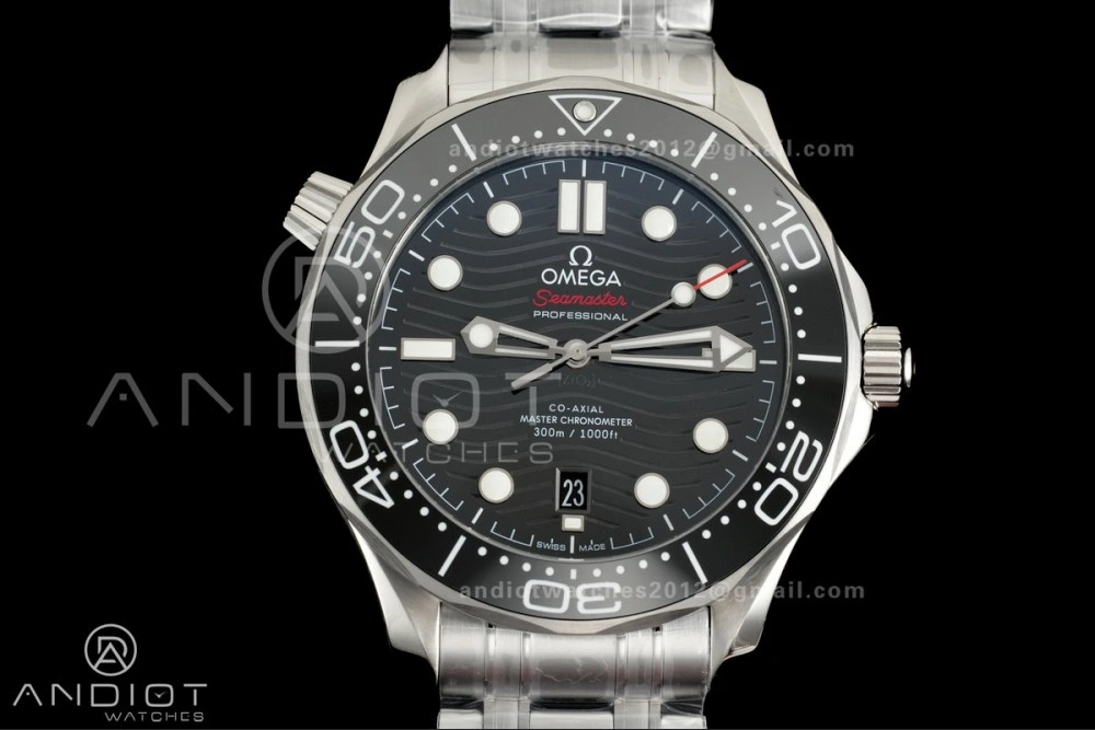 Sustainable Seamaster Diver 300M Black Ceramic Bezel V4 VSF 1:1 Best Edition Black Dial On SS Bracelet Super Clone Asian 87