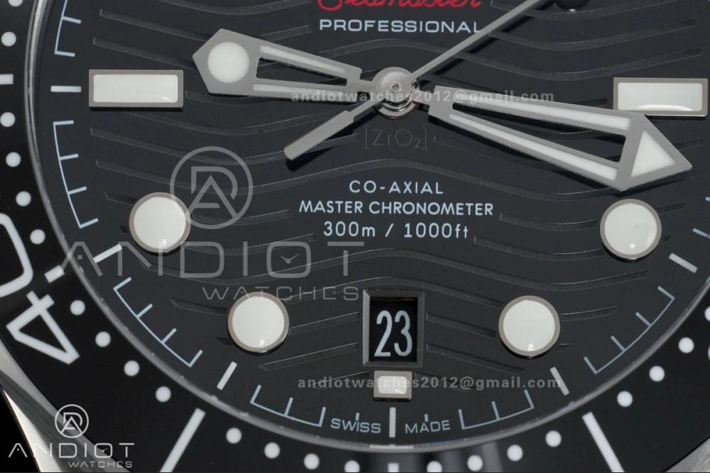Sustainable Seamaster Diver 300M Black Ceramic Bezel V4 VSF 1:1 Best Edition Black Dial On SS Bracelet Super Clone Asian 87
