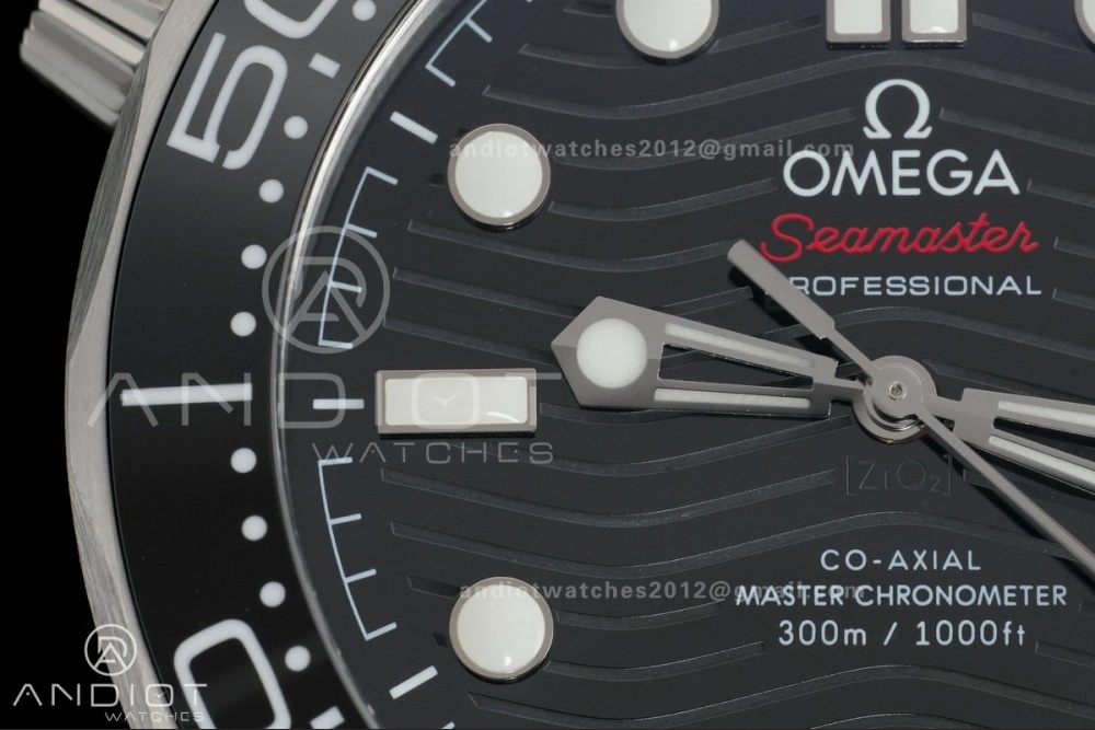 Sustainable Seamaster Diver 300M Black Ceramic Bezel V4 VSF 1:1 Best Edition Black Dial On SS Bracelet Super Clone Asian 87