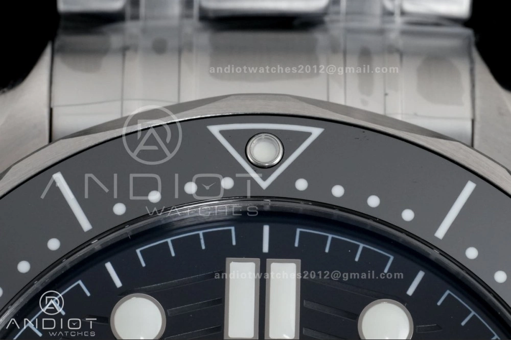 Sustainable Seamaster Diver 300M Black Ceramic Bezel V4 VSF 1:1 Best Edition Black Dial On SS Bracelet Super Clone Asian 87