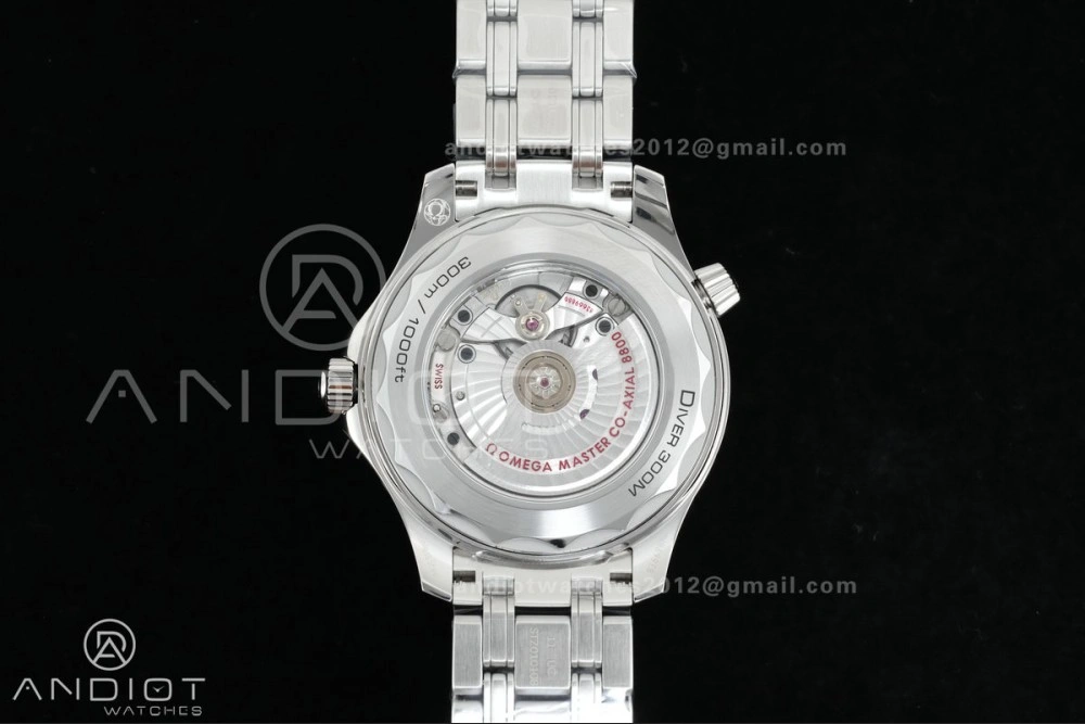 Sustainable Seamaster Diver 300M Black Ceramic Bezel V4 VSF 1:1 Best Edition Black Dial On SS Bracelet Super Clone Asian 87