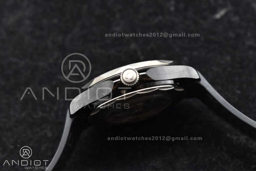 Seamaster Diver 300M PVD VSF Best Edition Black Dial on Black Rubber Strap A EasyMatch 76