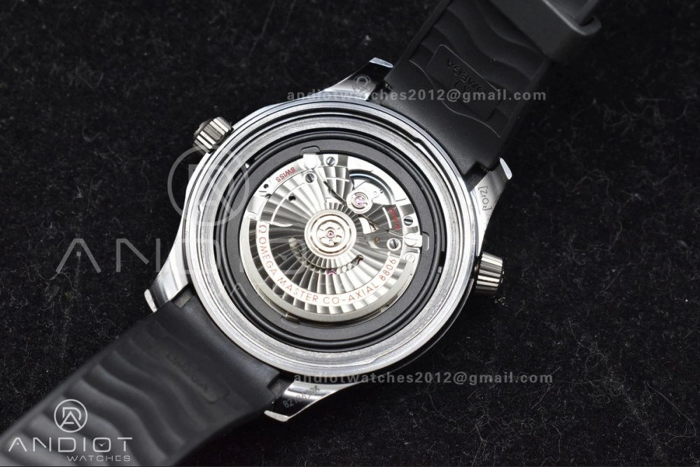 Seamaster Diver 300M PVD VSF Best Edition Black Dial on Black Rubber Strap A EasyMatch 76