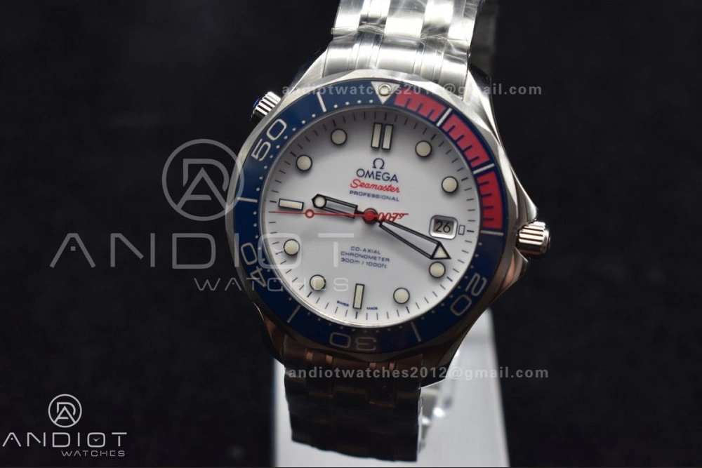 Premium Seamaster Diver 300M SS "COMMANDER’S WATCH" AIF Limited Edition on SS Bracelet A 2
