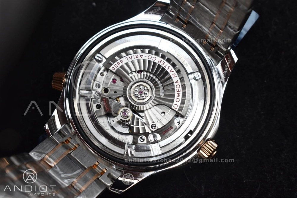 Trendsetting Seamaster Diver 300M SS RG VSF 1:1 Best Edition Black Ceramic Black Dial on SS Bracelet A 85
