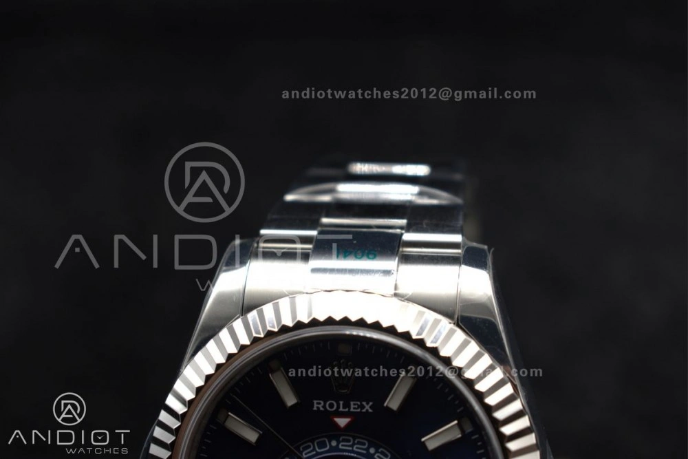 Sky-Dweller 326934 904L SS ZF 1:1 Best Edition Blue Dial on SS Bracelet A Bold 1091